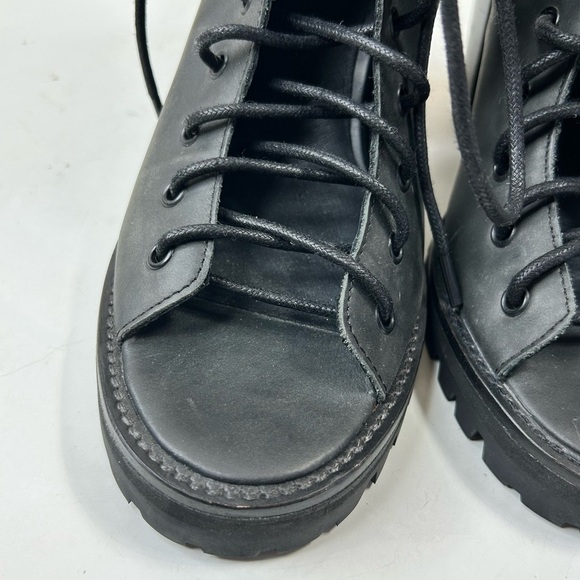 Jeffrey Campbell x Free People Womens 8 Palermo Heels Black Leather 4.5" Heels - Picture 5 of 6